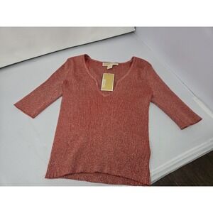 Michael Kors NWT Metallic Top Size XS